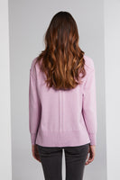 Lania Placket Sweater / LA3540   (2 Colours - Rose & Sky)